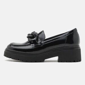 Gabor Black Leather Loafers Moccasins Shoes